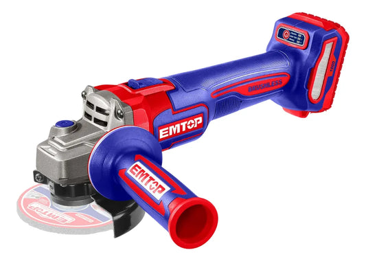 Amoladora Angular Inalam 20V 1000W 115 Mm + 2 Bat 4.0 Ah + Carg + Acc