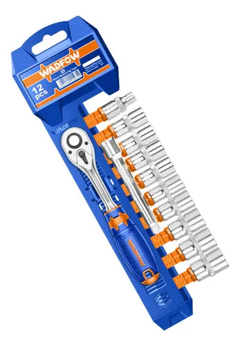 Jgo De Tubos Con Crique De 1/4" 12 Pzs