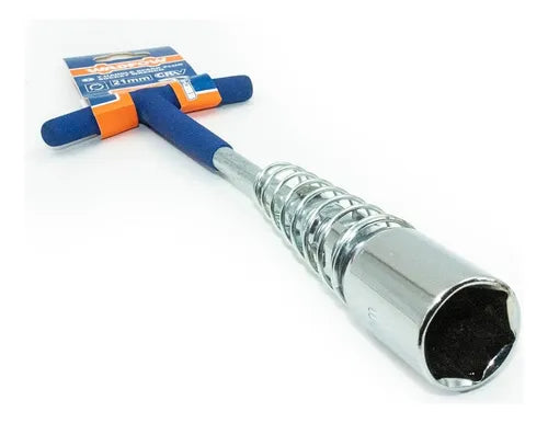 Llave Para Bujias 21Mm Con Mango T