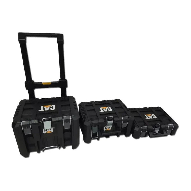 Carro Caja De Herramientas Apilable Cat 3 Modulos Con Ruedas