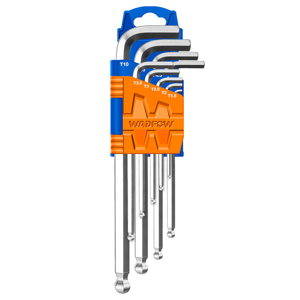 Jgo Llaves Allen Ball 1.5 - 10 Mm 9 Pzs