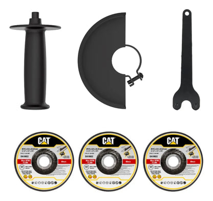 Amoladora Angular 115 mm CAT. 750 W + Maletín + 3 Discos