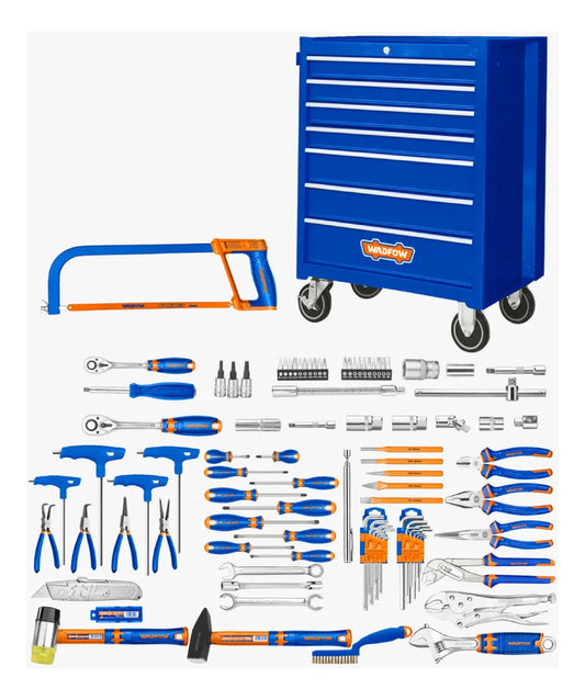 Gabinete Porta Herramientas 7 Cajones 209 Pzs