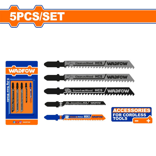 Set De Hojas Para Sierra Caladora 5 Pzs
