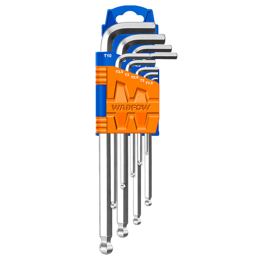 Jgo Llaves Allen Ball 1.5 - 10 Mm 9 Pzs